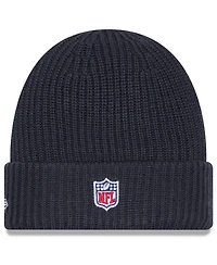 New Era Men's Charcoal Las Vegas Raiders 2025 Sideline Cold Weather Cuffed Knit Hat