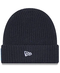 New Era Men's Charcoal Detroit Lions 2025 Sideline Cold Weather Cuffed Knit Hat
