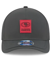 New Era Men's Charcoal San Francisco 49ers 2025 Sideline Cold Weather 9FORTY M-Crown Adjustable Hat