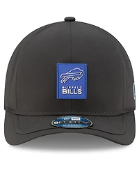 New Era Men's Charcoal Buffalo Bills 2025 Sideline Cold Weather 9FORTY M-Crown Adjustable Hat