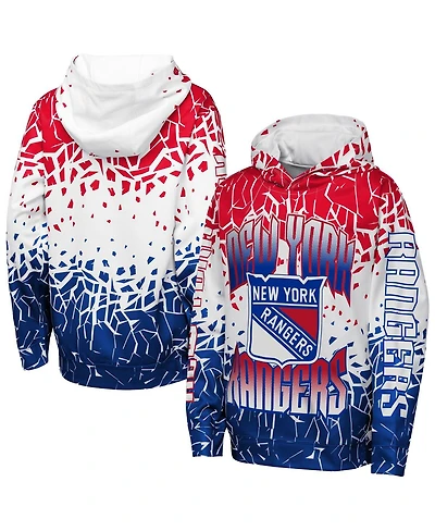 Outerstuff Big Boys and Girls Red New York Rangers Frozen Frenzy Hoodie