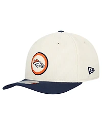 New Era Men's Stone Denver Broncos Loyal Corduroy 9SEVENTY Adjustable Hat
