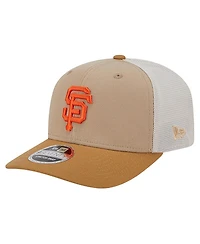 New Era Men's Stone San Francisco Giants 9SEVENTY Trucker Adjustable Hat