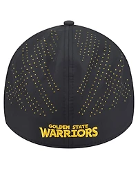 New Era Men's Black Golden State Warriors Night 39THIRTY Flex Hat