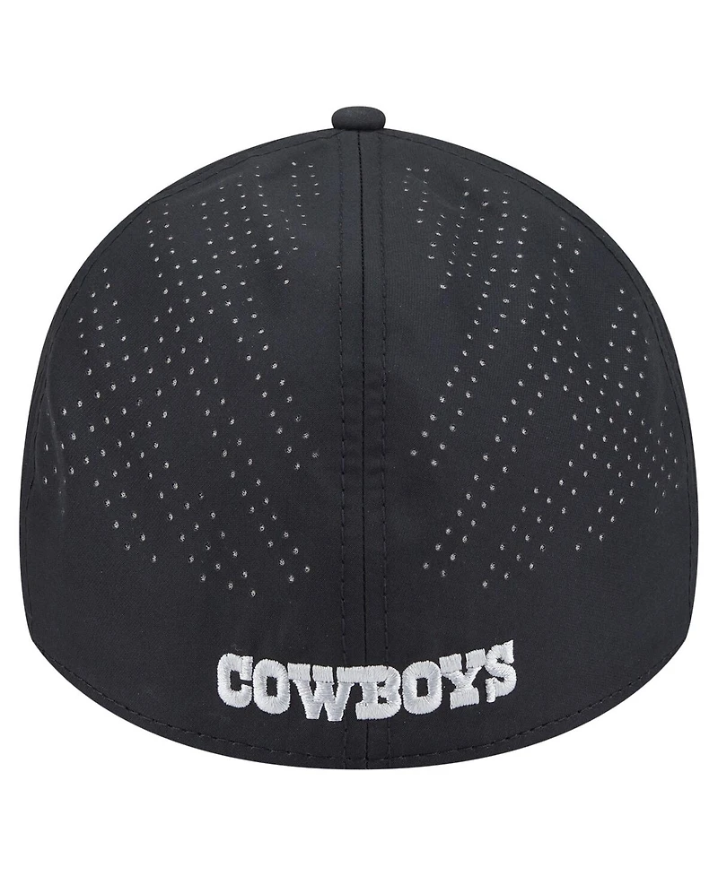 New Era Men's Black Dallas Cowboys 39THIRTY Flex Hat