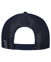 New Era Men's Gray/Navy Chicago Bears Cork Split Panel 9FIFTY Trucker Snapback Hat