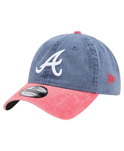 New Era Men's Navy/Red Atlanta Braves Select 9TWENTY Adjustable Hat