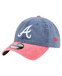 New Era Men's Navy/Red Atlanta Braves Select 9TWENTY Adjustable Hat