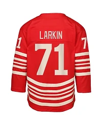 Outerstuff Big Boys and Girls Dylan Larkin Red Detroit Wings Centennial Replica Player Jersey
