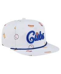 New Era Men's White Chicago Cubs Team Cheer Rope 19TWENTY Adjustable Hat