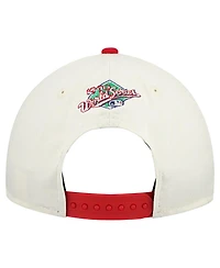 New Era Men's Cream/Red Cincinnati Reds World Series 9FORTY M-Crown Adjustable Hat