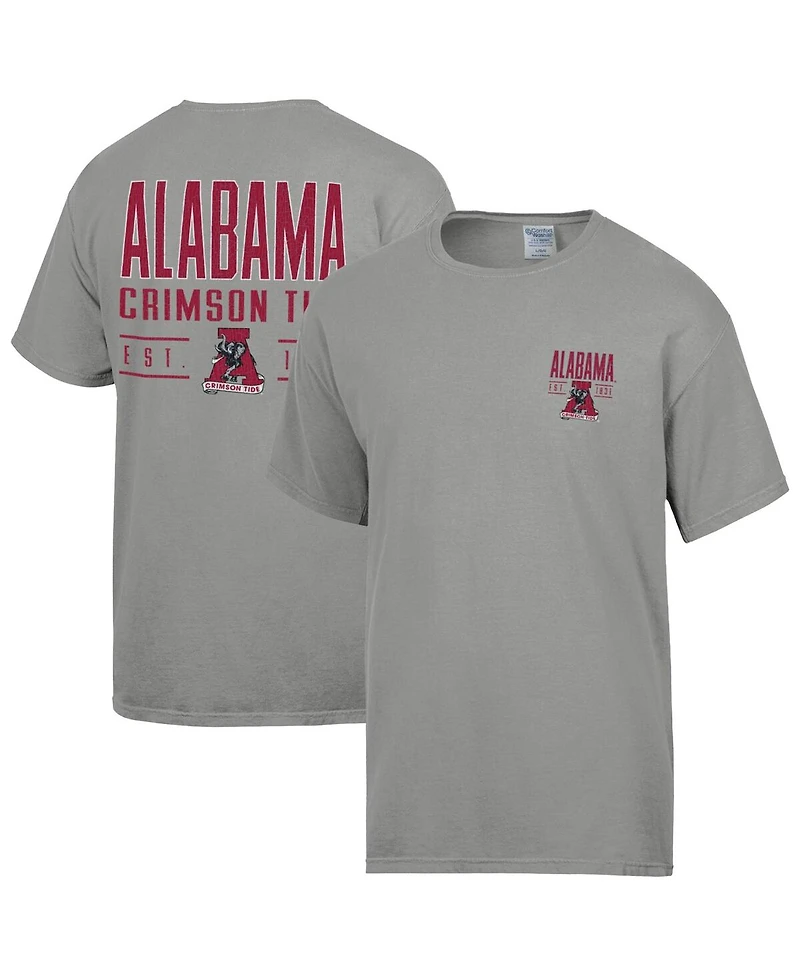 Comfortwash Men's Gray Alabama Crimson Tide Big Name T-Shirt