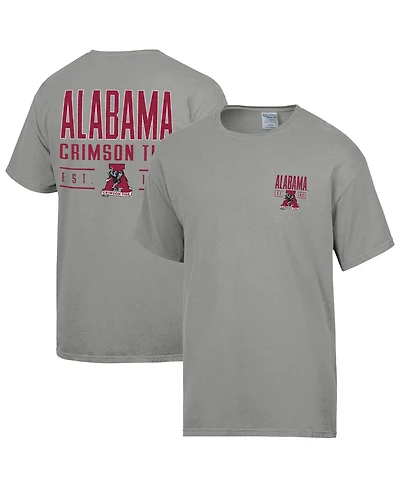 Comfortwash Men's Gray Alabama Crimson Tide Big Name T-Shirt