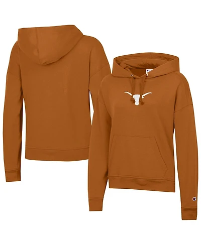 Champion Women's Texas Orange Texas Longhorns Powerblend Fleece Hoodie