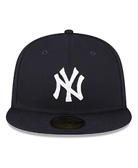 New Era Men's Navy York Yankees 2025 Mlb Postseason Side Patch 59FIFTY Fitted Hat