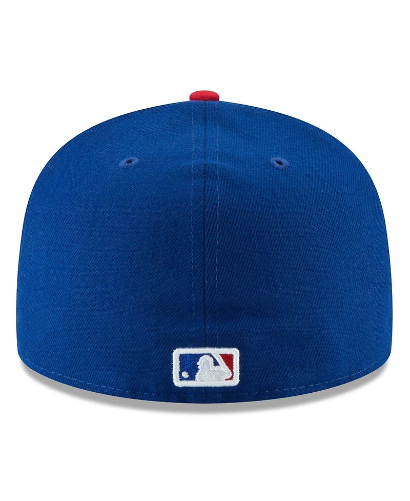 New Era Men's Royal Chicago Cubs 2025 Mlb Postseason Side Patch 59FIFTY Fitted Hat
