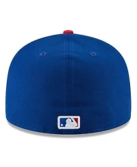 New Era Men's Royal Chicago Cubs 2025 Mlb Postseason Side Patch 59FIFTY Fitted Hat