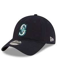 New Era Men's Navy Seattle Mariners 2025 Mlb Postseason Side Patch 9TWENTY Adjustable Hat
