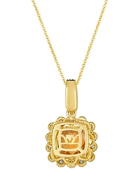 Le Vian Citrine (2.86 ct. t.w.), Nude Diamond (25 ct. t.w.) and Chocolate Diamond Pendant Necklace (0.13 ct. t.w.) in 14K Honey Gold