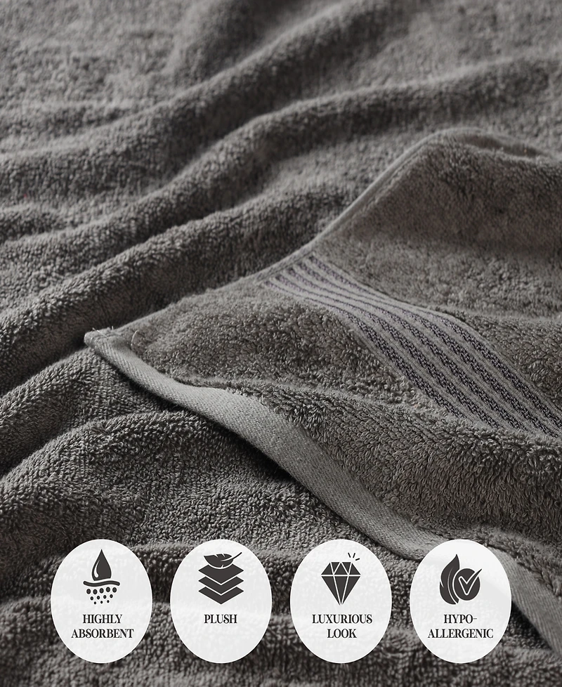 Superior Solid Quick Drying 100% Egyptian Cotton 2-Pc Bath Sheet Set