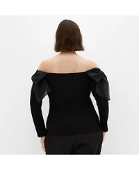City Chic Women's Stacie Off Shoulder Top