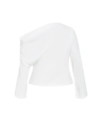 City Chic Women's Imani Off Shoulder Long Sleeve Top