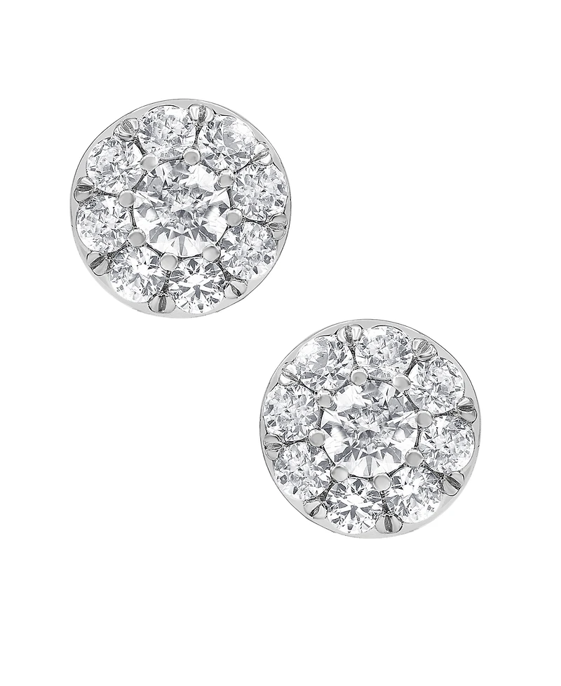 Macy's Diamond Stud Earrings (2 ct. t.w.) in 14K White Gold