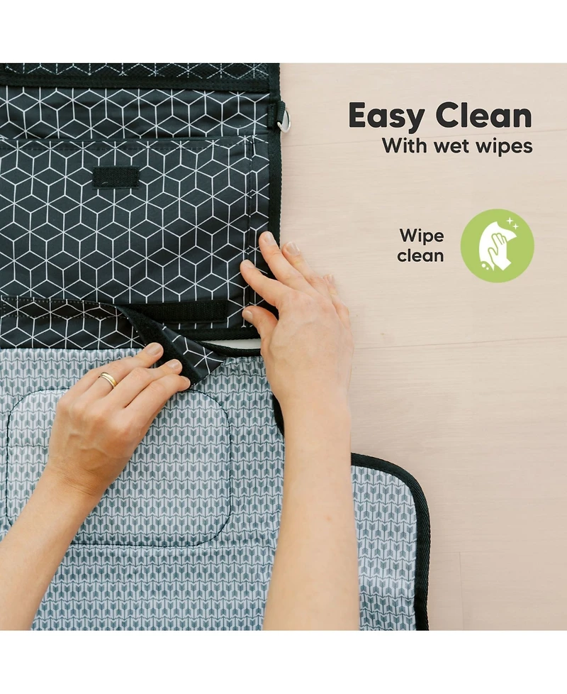 KeaBabies Ezee Diaper Changing Pad, Portable Mat, Waterproof Foldable Pad