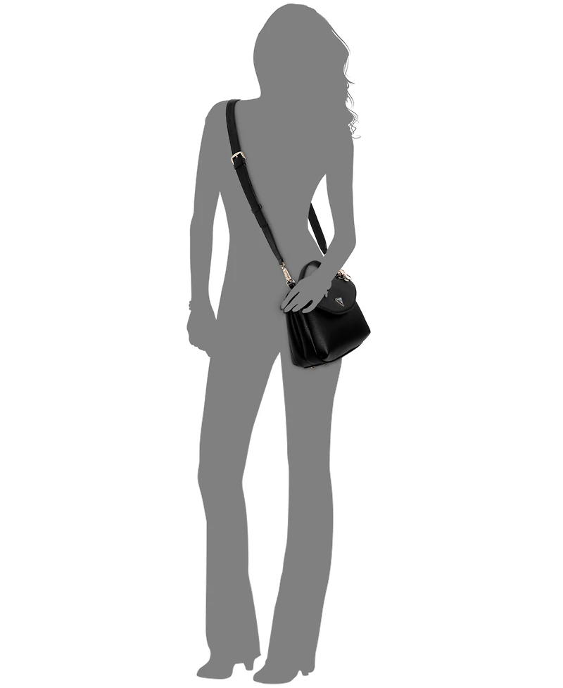 Guess Evie Top Handle Flap Small Crossbody Bag