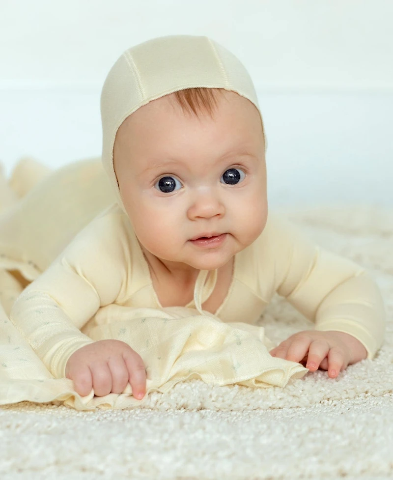 NoggiWear Kids Bamboo Floral Patch Footie Sleeper