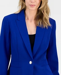 Kasper Women's Stretch Crepe Peak-Lapel Jacket