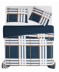 Truly Soft Henry Plaid 3-Pc. Duvet Set