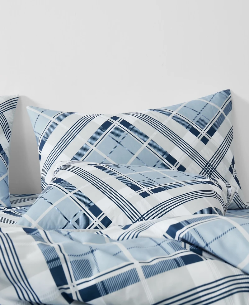 Truly Soft Lars Plaid 3-Pc. Duvet Set, King