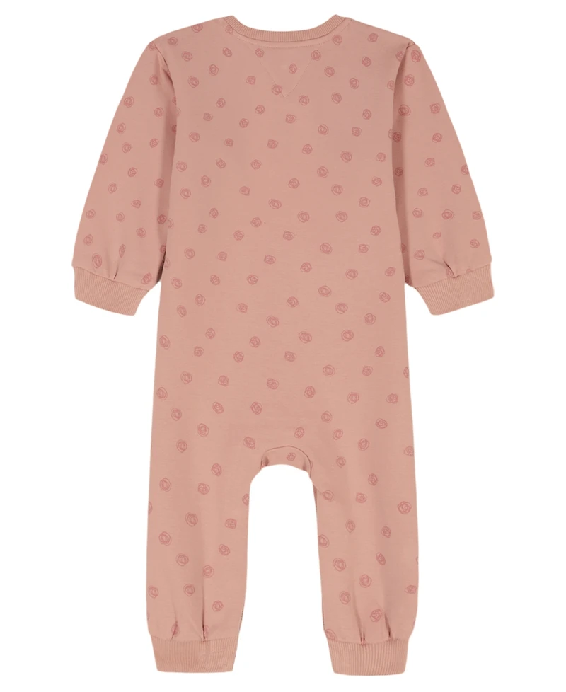 Calvin Klein Baby Girls Crewneck Coverall