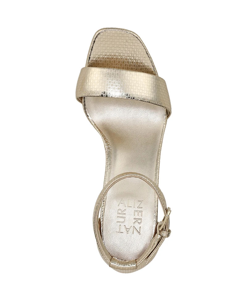 Naturalizer Women's Joy Square Toe Ankle Strap Dress Sandals