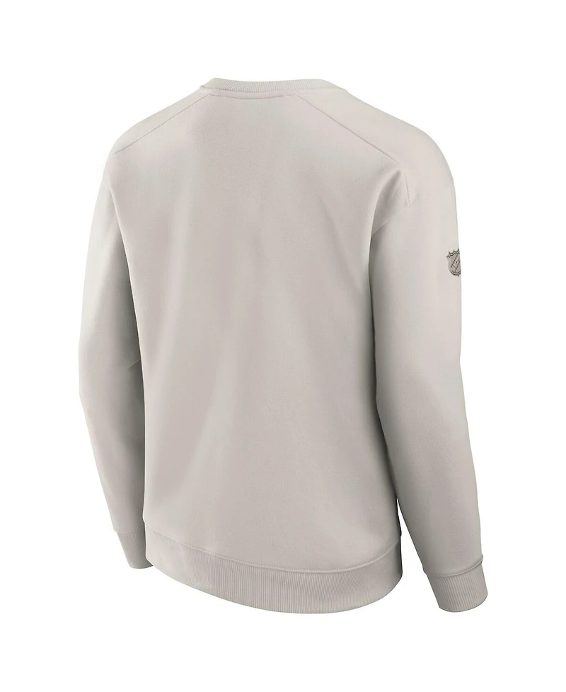Fanatics Men's Gray New Jersey Devils Authentic Pro Road Fleece Sweatshirt