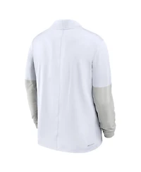 Nike Men's White Texas Longhorns One Goal Performance Half-Zip Pullover Sweatshirt