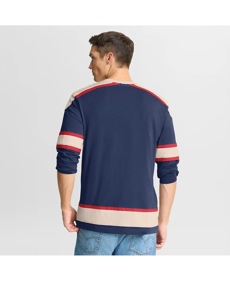 Fanatics Men's Navy Team Usa Lace-Up Long Sleeve T-Shirt