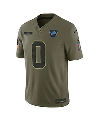 Nike Men's Jahmyr Gibbs Olive Detroit Lions 2025 Salute to Service Limited Jersey