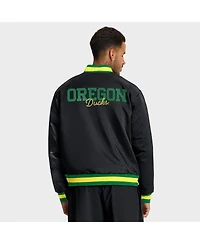 Nike Men's Black Oregon Ducks Legacy Full-Snap Bomber Jacket