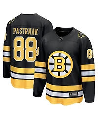 Fanatics Men's David Pasternak Black Boston Bruins Home Breakaway Player Jersey