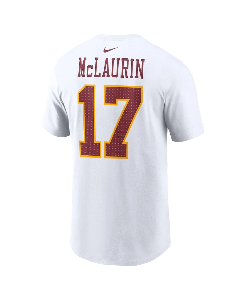 Nike Men's Terry McLaurin White Washington Commanders Super Bowl Era Name Number T-Shirt