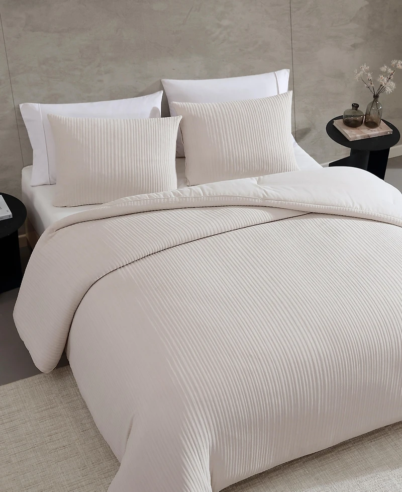 Vera Wang Solid Chenille 3-Pc. Comforter Set