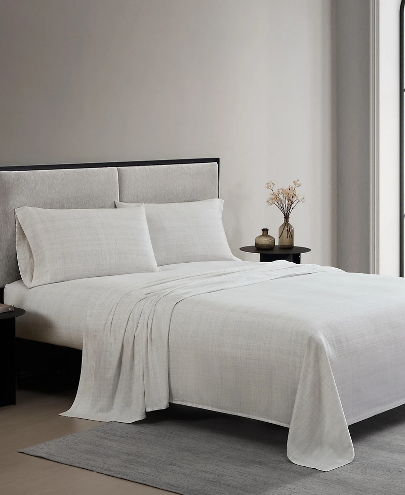 Vera Wang Printed Sateen T300 4-Pc. Sheet Set