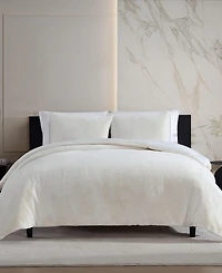 Vera Wang Signature Solid Faux Fur 3-Pc. Comforter Set