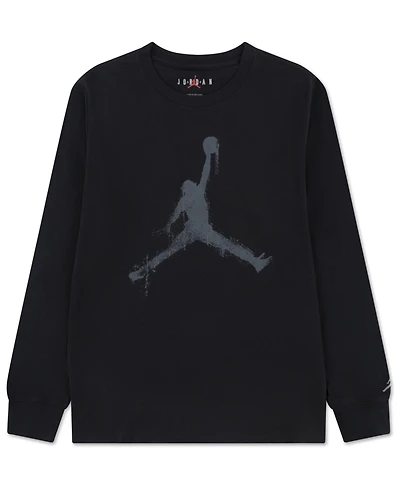 Jordan Boys 8-20 Jumpman Drips Long-Sleeve Sweatshirt