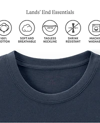 Lands' End Boys Long Sleeve Essential T-shirt