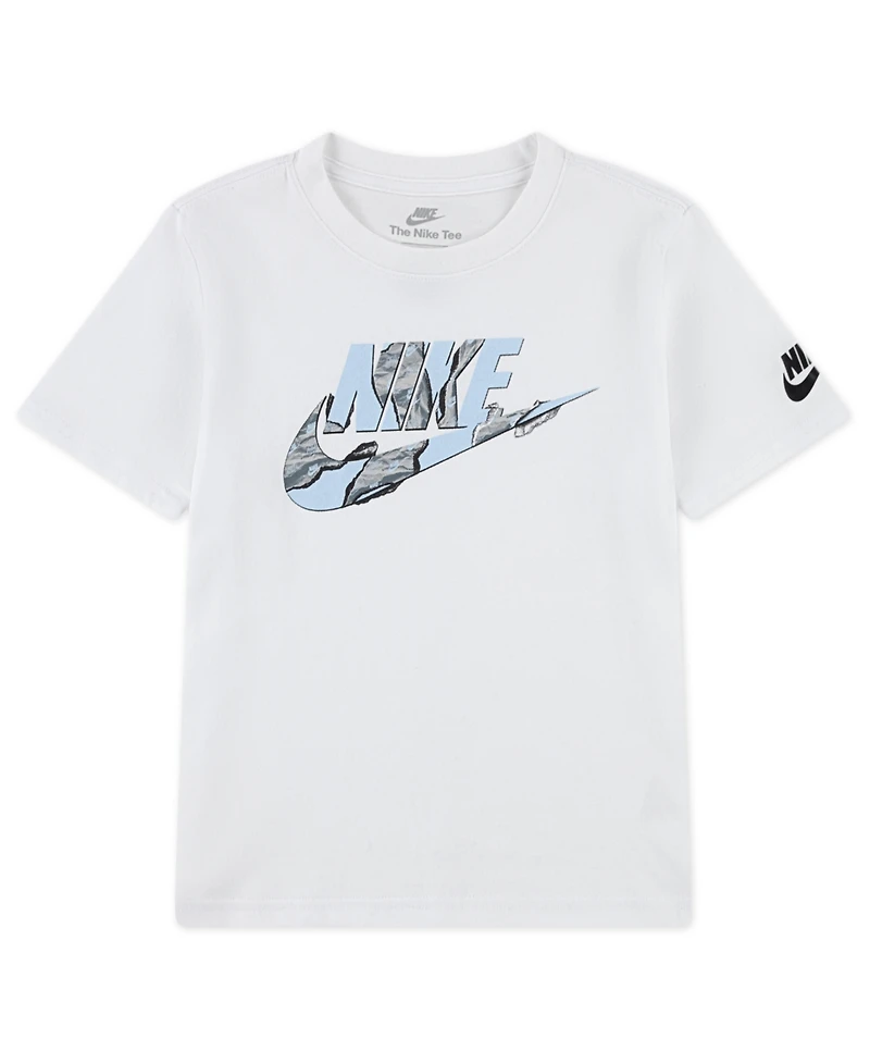 Nike Boys 2T-7 Unwrapped Futura Crewneck T-Shirt
