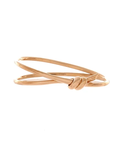 Pre-Owned Tiffany & Co. Knot Double Row Hinged Bangle Bracelet