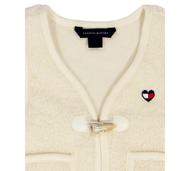 Tommy Hilfiger Baby Girls 3-Piece Crewneck T-Shirt, Vest, and Leggings Set